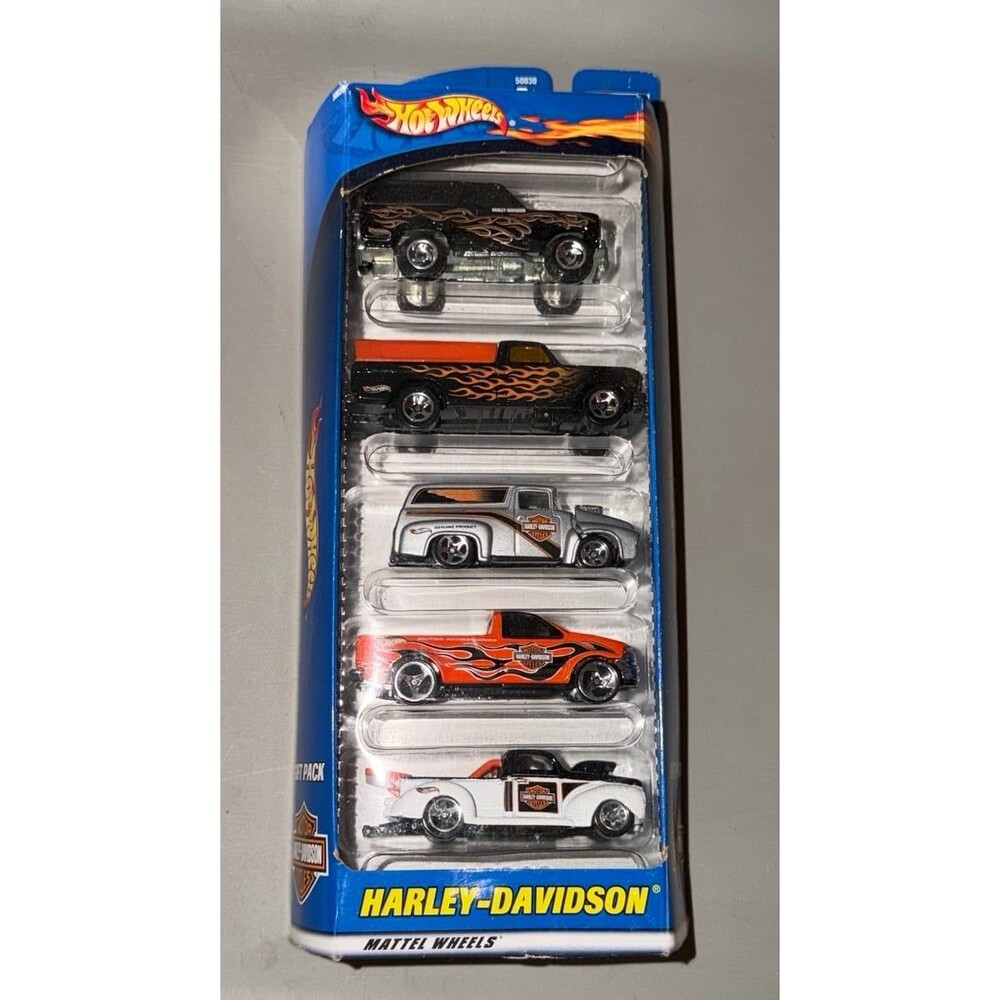 2000 Hot Wheels Harley-Davidson 5-Car Gift Pack 1:64 Diecast